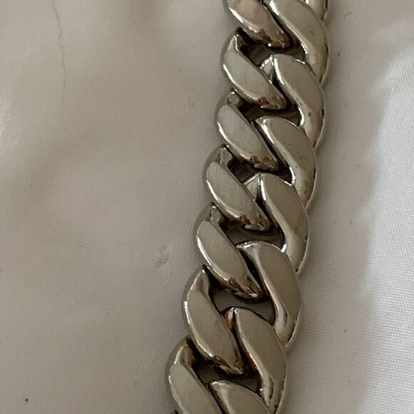 YSL silver chain link belt leaf design - Picture 11 of 14